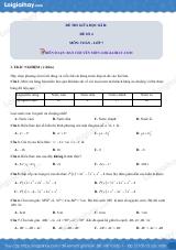 Đề thi giữa kì 2 Toán 7 - Đề số 4 - Cánh diều
